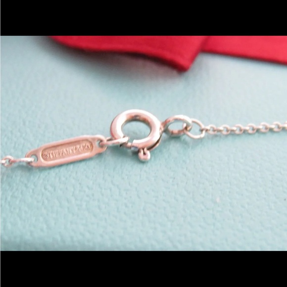 Tiffany & Co. Vintage Heart Arrow Pendant Necklace in Sterling Silver 18" - Picture 2 of 3